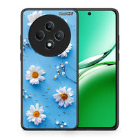 Thumbnail for Θήκη Oppo Reno12 F 5G / FS 5G Real Daisies από τη Smartfits με σχέδιο στο πίσω μέρος και μαύρο περίβλημα | Oppo Reno12 F 5G / FS 5G Real Daisies case with colorful back and black bezels