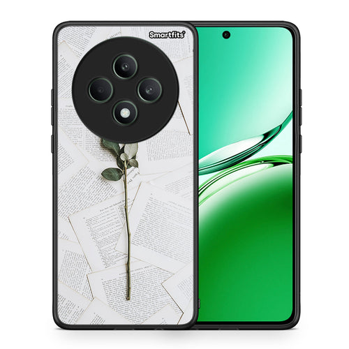 Θήκη Oppo Reno12 F 5G / FS 5G Red Rose από τη Smartfits με σχέδιο στο πίσω μέρος και μαύρο περίβλημα | Oppo Reno12 F 5G / FS 5G Red Rose case with colorful back and black bezels