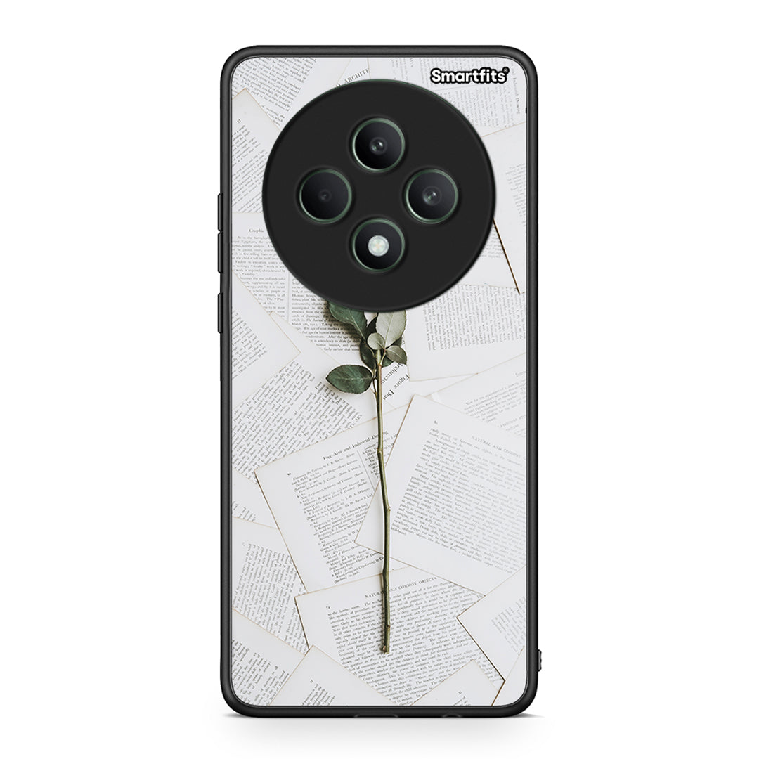 Oppo Reno12 F 5G / FS 5G Red Rose θήκη από τη Smartfits με σχέδιο στο πίσω μέρος και μαύρο περίβλημα | Smartphone case with colorful back and black bezels by Smartfits