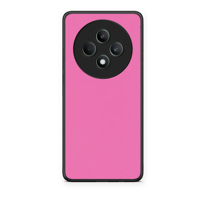 Θήκη Oppo Reno12 F 5G / FS 5G Rose Pink από τη Smartfits με σχέδιο στο πίσω μέρος και μαύρο περίβλημα | Oppo Reno12 F 5G / FS 5G Rose Pink case with colorful back and black bezels