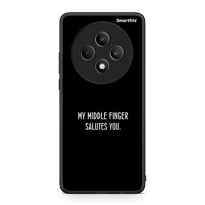 Oppo Reno12 F 5G / FS 5G Salute θήκη από τη Smartfits με σχέδιο στο πίσω μέρος και μαύρο περίβλημα | Smartphone case with colorful back and black bezels by Smartfits