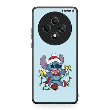 Oppo Reno12 F 5G / FS 5G Santa Stich θήκη από τη Smartfits με σχέδιο στο πίσω μέρος και μαύρο περίβλημα | Smartphone case with colorful back and black bezels by Smartfits