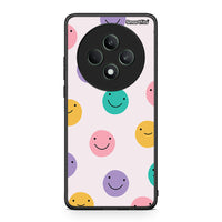 Thumbnail for Oppo Reno12 F 5G / FS 5G Smiley Faces θήκη από τη Smartfits με σχέδιο στο πίσω μέρος και μαύρο περίβλημα | Smartphone case with colorful back and black bezels by Smartfits