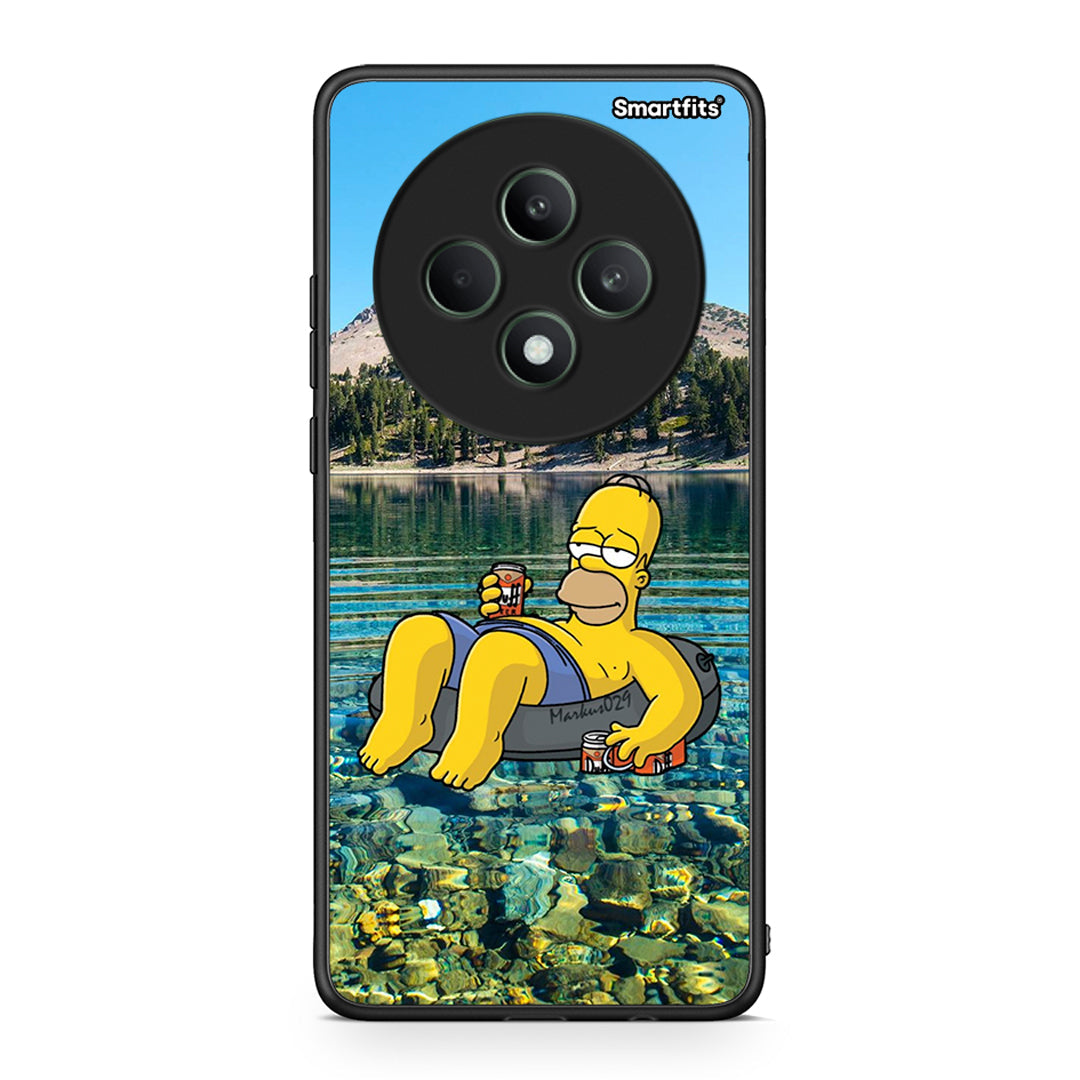 Oppo Reno12 F 5G / FS 5G Summer Happiness Θήκη από τη Smartfits με σχέδιο στο πίσω μέρος και μαύρο περίβλημα | Smartphone case with colorful back and black bezels by Smartfits