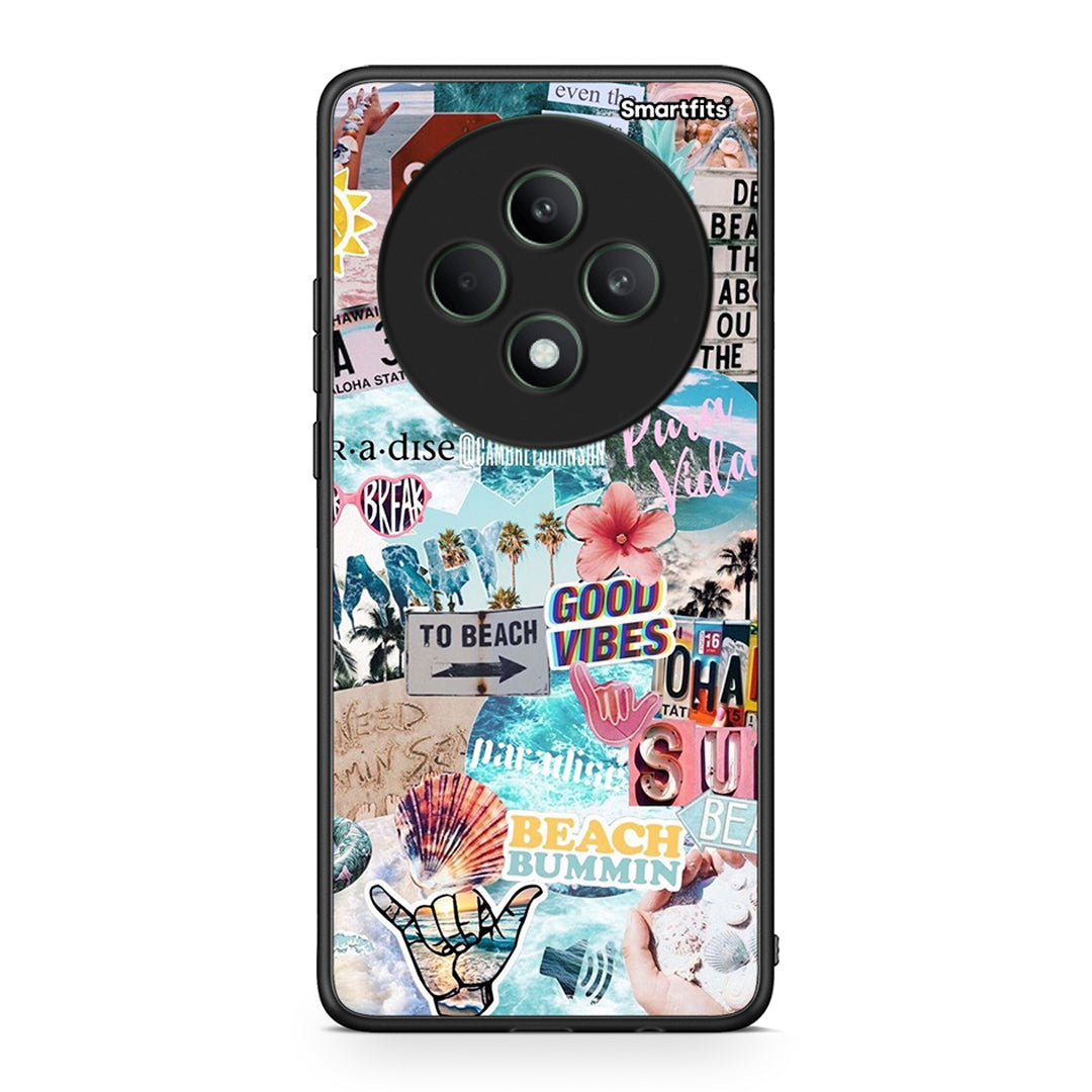Oppo Reno12 F 5G / FS 5G Summer Vibes Θήκη από τη Smartfits με σχέδιο στο πίσω μέρος και μαύρο περίβλημα | Smartphone case with colorful back and black bezels by Smartfits