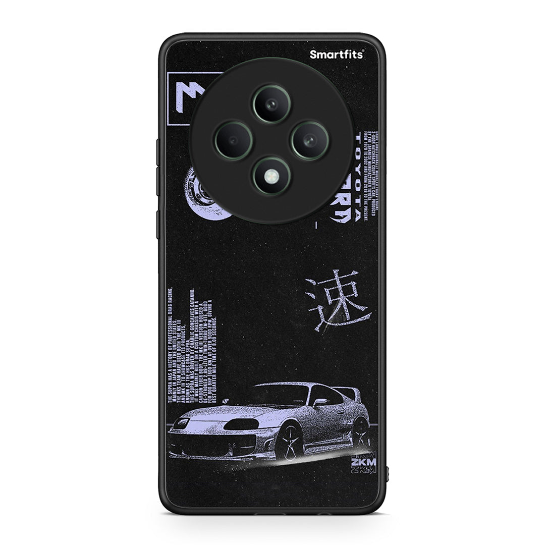 Oppo Reno12 F 5G / FS 5G Tokyo Drift Θήκη Αγίου Βαλεντίνου από τη Smartfits με σχέδιο στο πίσω μέρος και μαύρο περίβλημα | Smartphone case with colorful back and black bezels by Smartfits