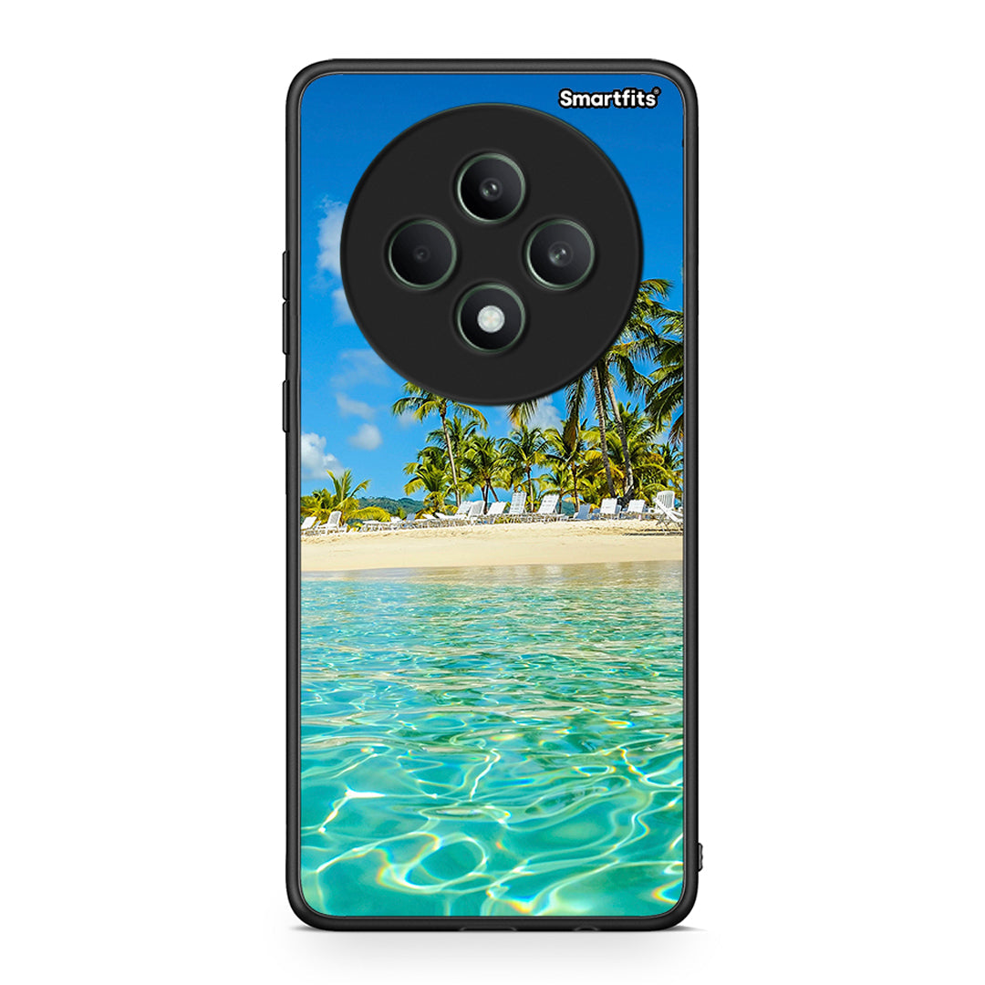 Oppo Reno12 F 5G / FS 5G Tropical Vibes Θήκη από τη Smartfits με σχέδιο στο πίσω μέρος και μαύρο περίβλημα | Smartphone case with colorful back and black bezels by Smartfits