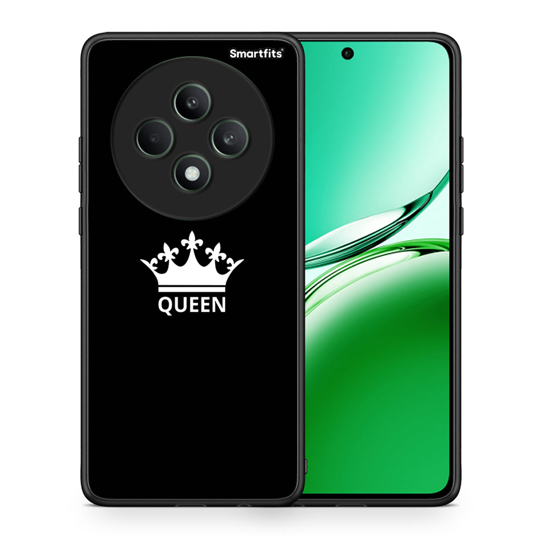 Θήκη Oppo Reno12 F 5G / FS 5G Queen Valentine από τη Smartfits με σχέδιο στο πίσω μέρος και μαύρο περίβλημα | Oppo Reno12 F 5G / FS 5G Queen Valentine case with colorful back and black bezels