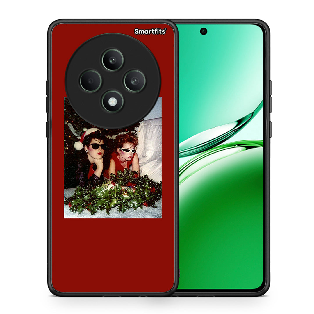 Θήκη Oppo Reno12 F 5G / FS 5G Waiting For Xmas από τη Smartfits με σχέδιο στο πίσω μέρος και μαύρο περίβλημα | Oppo Reno12 F 5G / FS 5G Waiting For Xmas case with colorful back and black bezels