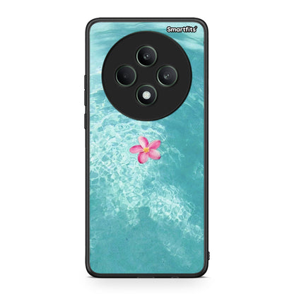 Oppo Reno12 F 5G / FS 5G Water Flower Θήκη από τη Smartfits με σχέδιο στο πίσω μέρος και μαύρο περίβλημα | Smartphone case with colorful back and black bezels by Smartfits