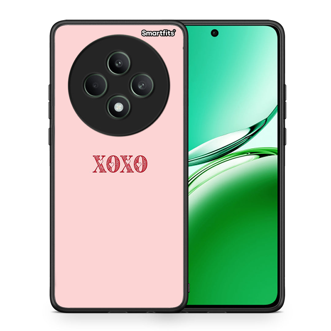 Θήκη Oppo Reno12 F 5G / FS 5G XOXO Love από τη Smartfits με σχέδιο στο πίσω μέρος και μαύρο περίβλημα | Oppo Reno12 F 5G / FS 5G XOXO Love case with colorful back and black bezels