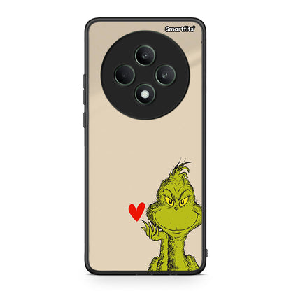 Oppo Reno12 F 5G / FS 5G Xmas Grinch θήκη από τη Smartfits με σχέδιο στο πίσω μέρος και μαύρο περίβλημα | Smartphone case with colorful back and black bezels by Smartfits