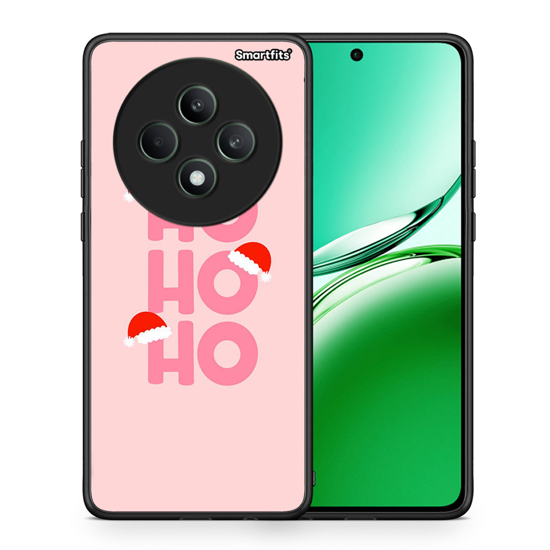 Θήκη Oppo Reno12 F 5G / FS 5G Xmas Ho Ho Ho από τη Smartfits με σχέδιο στο πίσω μέρος και μαύρο περίβλημα | Oppo Reno12 F 5G / FS 5G Xmas Ho Ho Ho case with colorful back and black bezels