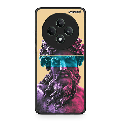 Oppo Reno12 F 5G / FS 5G Zeus Art Θήκη Αγίου Βαλεντίνου από τη Smartfits με σχέδιο στο πίσω μέρος και μαύρο περίβλημα | Smartphone case with colorful back and black bezels by Smartfits