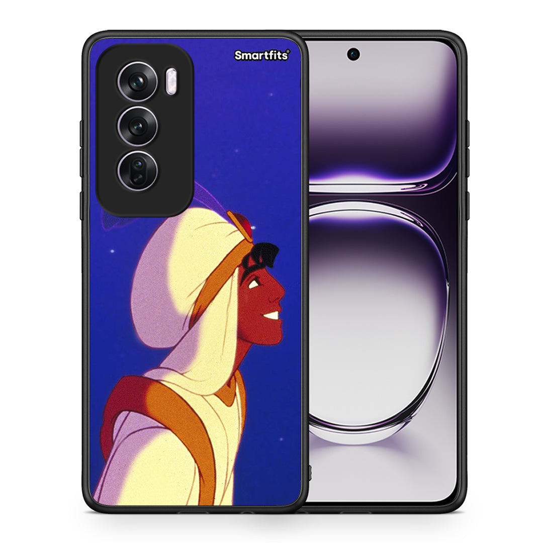 Θήκη Oppo Reno12 Pro Alladin And Jasmine Love 1 από τη Smartfits με σχέδιο στο πίσω μέρος και μαύρο περίβλημα | Oppo Reno12 Pro Alladin And Jasmine Love 1 case with colorful back and black bezels