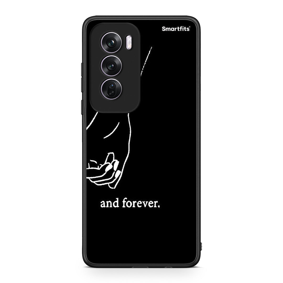 Oppo Reno12 Pro Always & Forever 2 Θήκη Αγίου Βαλεντίνου από τη Smartfits με σχέδιο στο πίσω μέρος και μαύρο περίβλημα | Smartphone case with colorful back and black bezels by Smartfits