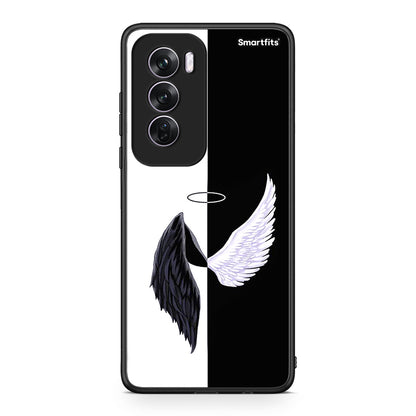 Oppo Reno12 Pro Angels Demons θήκη από τη Smartfits με σχέδιο στο πίσω μέρος και μαύρο περίβλημα | Smartphone case with colorful back and black bezels by Smartfits