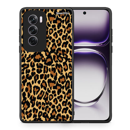 Θήκη Oppo Reno12 Pro Leopard Animal από τη Smartfits με σχέδιο στο πίσω μέρος και μαύρο περίβλημα | Oppo Reno12 Pro Leopard Animal case with colorful back and black bezels