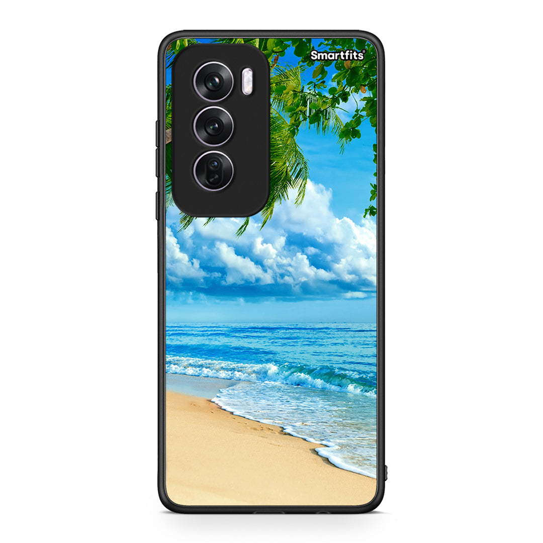 Oppo Reno12 Pro Beautiful Beach θήκη από τη Smartfits με σχέδιο στο πίσω μέρος και μαύρο περίβλημα | Smartphone case with colorful back and black bezels by Smartfits