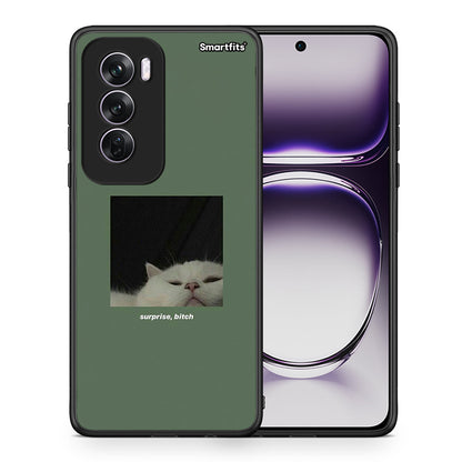 Θήκη Oppo Reno12 Pro Bitch Surprise από τη Smartfits με σχέδιο στο πίσω μέρος και μαύρο περίβλημα | Oppo Reno12 Pro Bitch Surprise case with colorful back and black bezels
