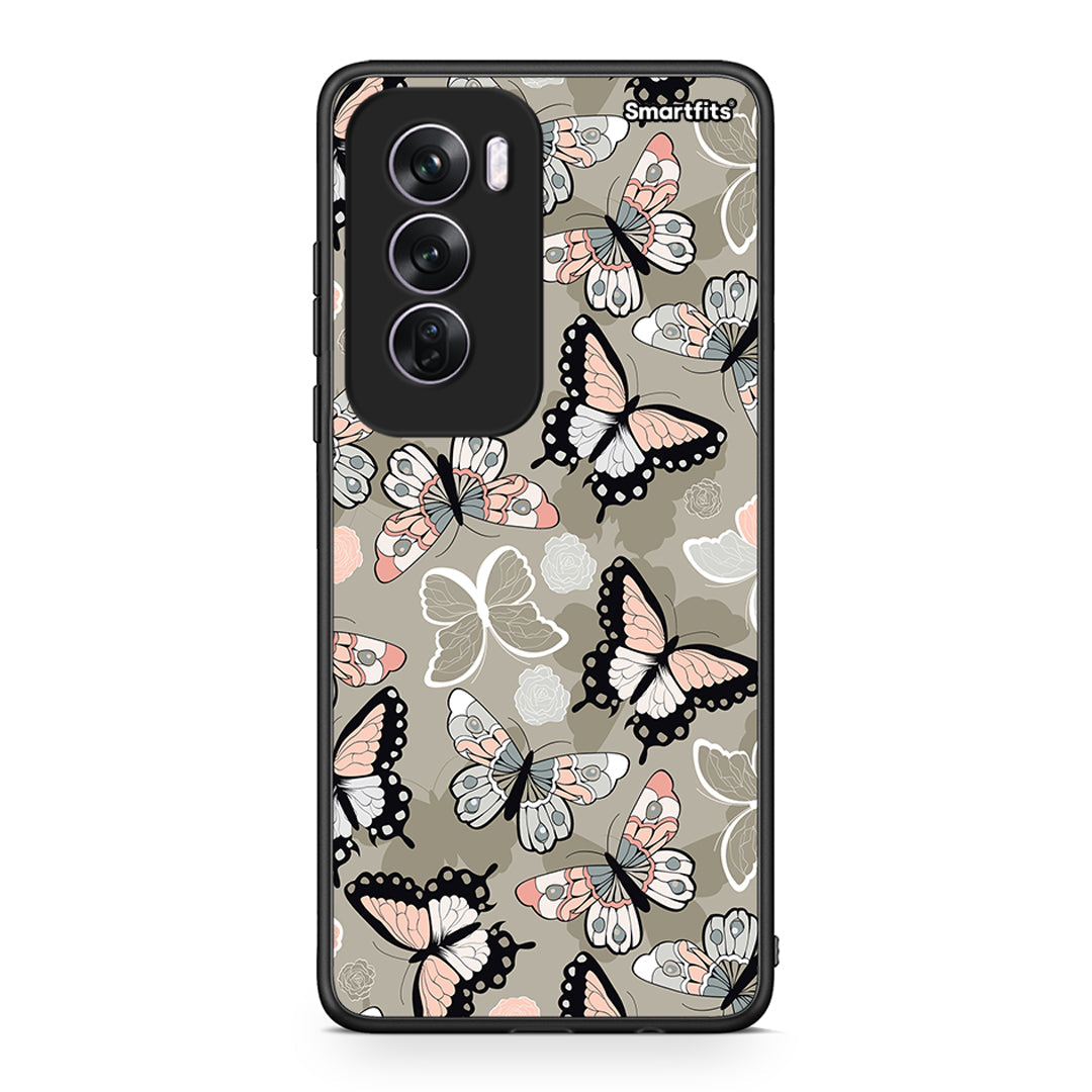 135 - Oppo Reno12 Pro Butterflies Boho case, cover, bumper