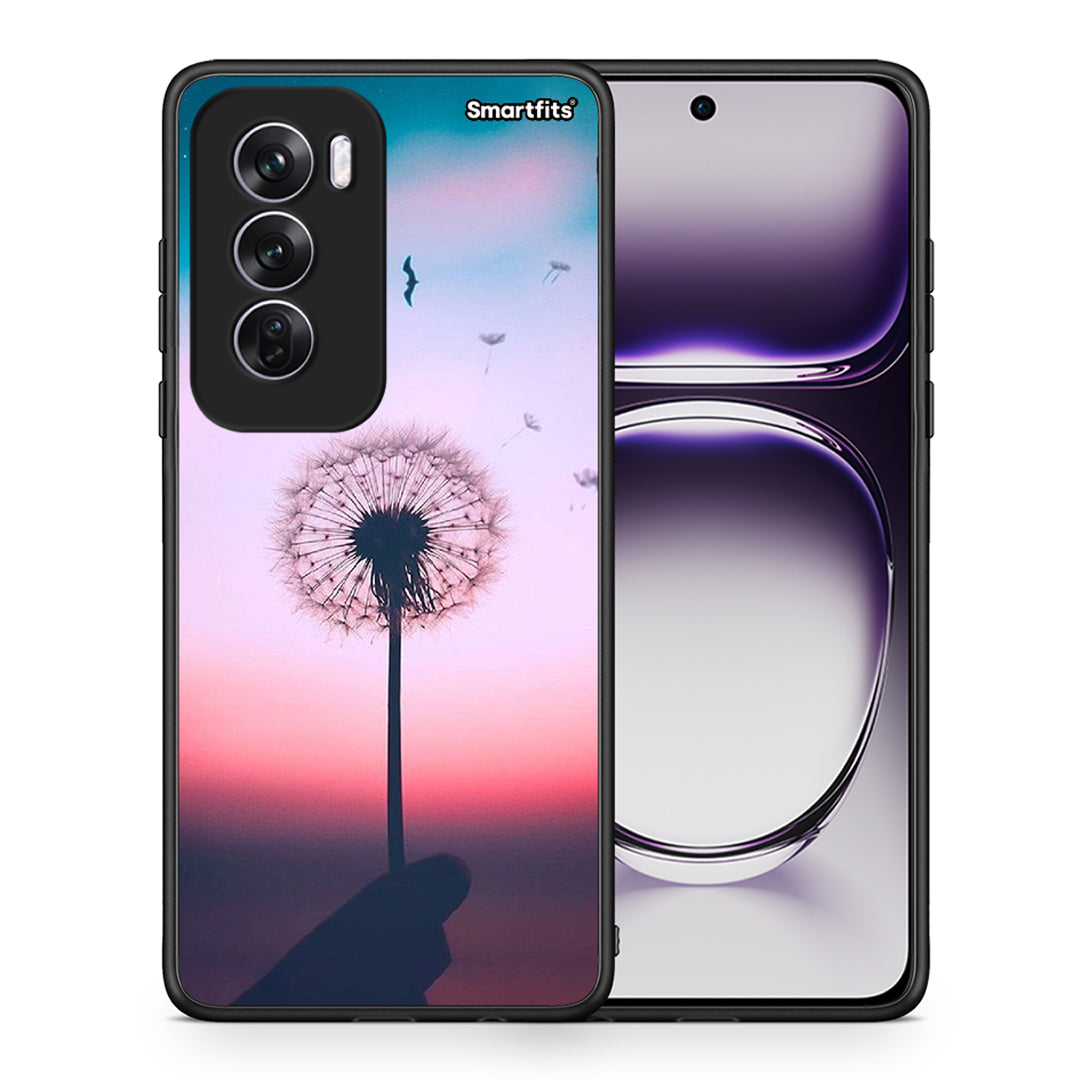 Θήκη Oppo Reno12 Pro Wish Boho από τη Smartfits με σχέδιο στο πίσω μέρος και μαύρο περίβλημα | Oppo Reno12 Pro Wish Boho case with colorful back and black bezels