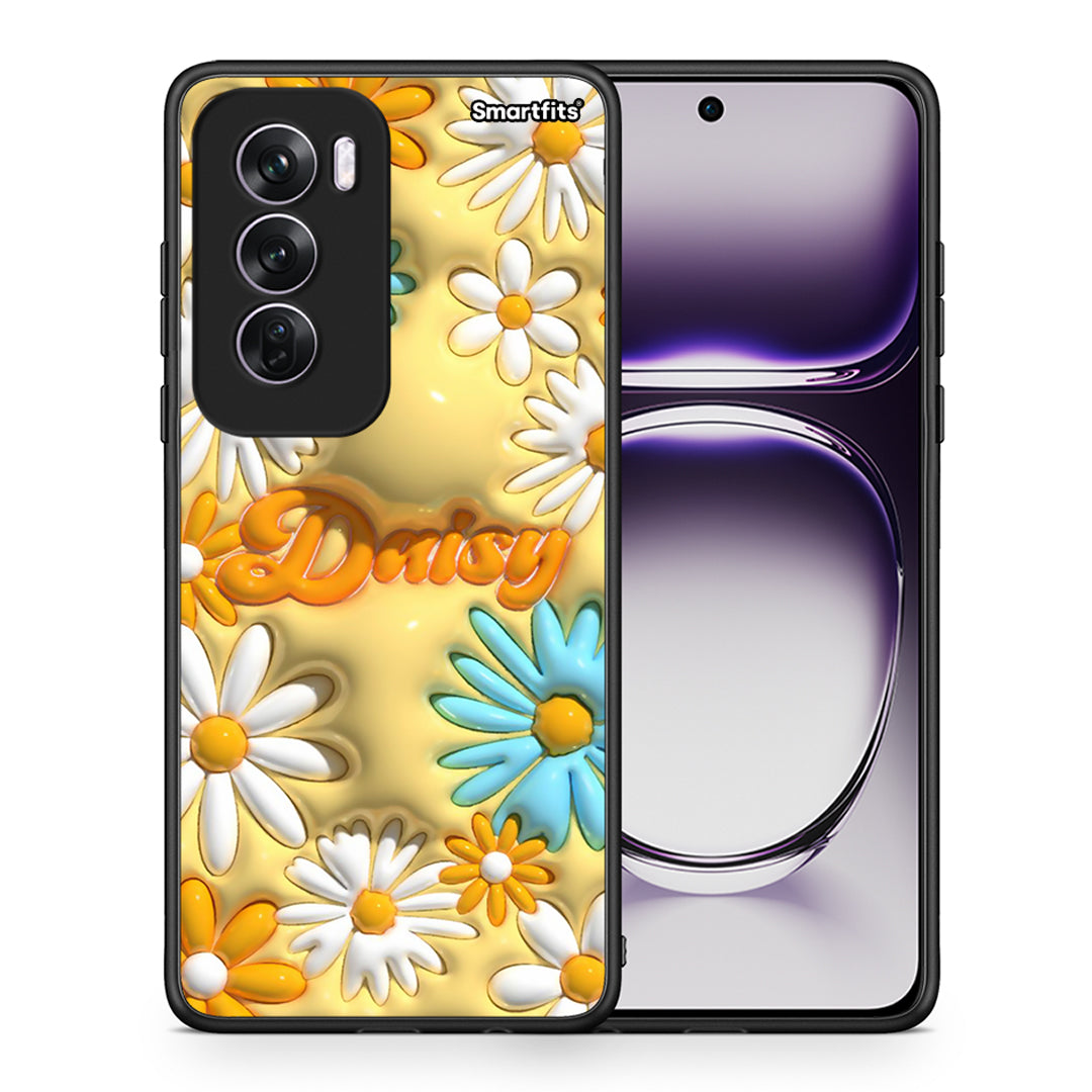 Θήκη Oppo Reno12 Pro Bubble Daisies από τη Smartfits με σχέδιο στο πίσω μέρος και μαύρο περίβλημα | Oppo Reno12 Pro Bubble Daisies case with colorful back and black bezels