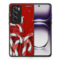 Thumbnail for Θήκη Oppo Reno12 Pro Candy Cane από τη Smartfits με σχέδιο στο πίσω μέρος και μαύρο περίβλημα | Oppo Reno12 Pro Candy Cane case with colorful back and black bezels