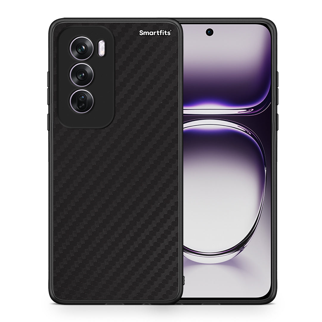 Θήκη Oppo Reno12 Pro Carbon Black από τη Smartfits με σχέδιο στο πίσω μέρος και μαύρο περίβλημα | Oppo Reno12 Pro Carbon Black case with colorful back and black bezels