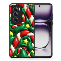 Thumbnail for Θήκη Oppo Reno12 Pro Christmas Bubbles από τη Smartfits με σχέδιο στο πίσω μέρος και μαύρο περίβλημα | Oppo Reno12 Pro Christmas Bubbles case with colorful back and black bezels