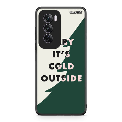 Oppo Reno12 Pro Cold Outside θήκη από τη Smartfits με σχέδιο στο πίσω μέρος και μαύρο περίβλημα | Smartphone case with colorful back and black bezels by Smartfits