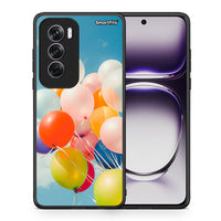 Thumbnail for Θήκη Oppo Reno12 Pro Colorful Balloons από τη Smartfits με σχέδιο στο πίσω μέρος και μαύρο περίβλημα | Oppo Reno12 Pro Colorful Balloons case with colorful back and black bezels