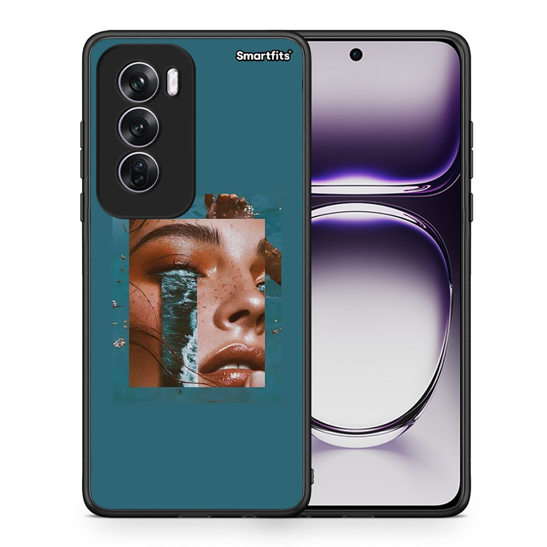 Θήκη Oppo Reno12 Pro Cry An Ocean από τη Smartfits με σχέδιο στο πίσω μέρος και μαύρο περίβλημα | Oppo Reno12 Pro Cry An Ocean case with colorful back and black bezels