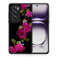 Thumbnail for Θήκη Oppo Reno12 Pro Red Roses Flower από τη Smartfits με σχέδιο στο πίσω μέρος και μαύρο περίβλημα | Oppo Reno12 Pro Red Roses Flower case with colorful back and black bezels