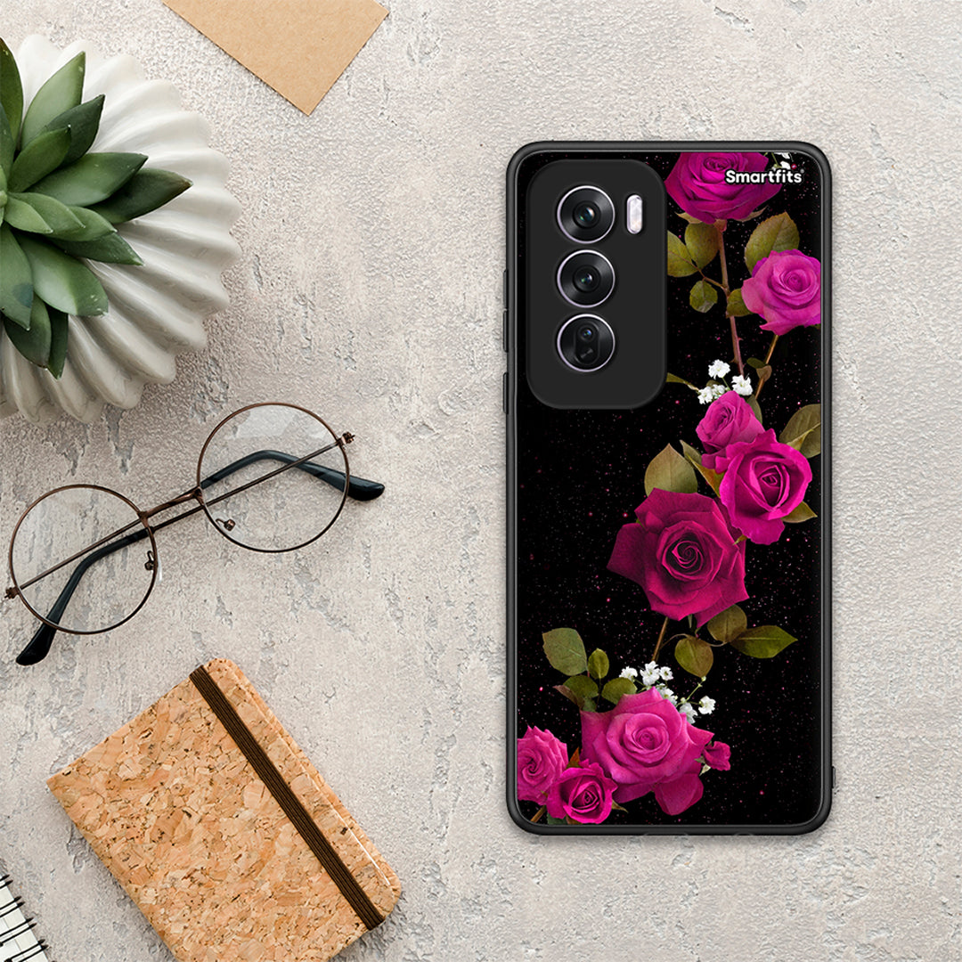 Flower Red Roses - Oppo Reno12 Pro θήκη