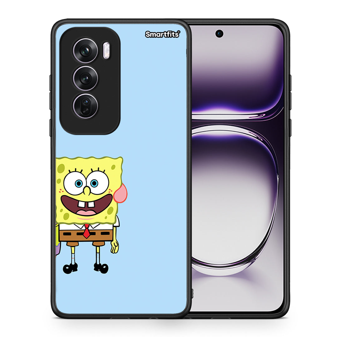 Θήκη Oppo Reno12 Pro Friends Bob από τη Smartfits με σχέδιο στο πίσω μέρος και μαύρο περίβλημα | Oppo Reno12 Pro Friends Bob case with colorful back and black bezels