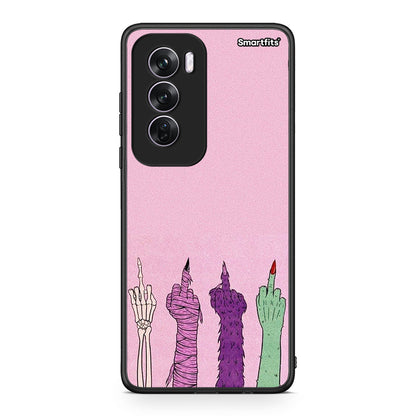 Oppo Reno12 Pro Halloween Be A Lady Θήκη από τη Smartfits με σχέδιο στο πίσω μέρος και μαύρο περίβλημα | Smartphone case with colorful back and black bezels by Smartfits