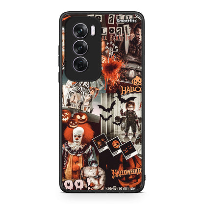 Oppo Reno12 Pro Halloween Spooky Season Θήκη από τη Smartfits με σχέδιο στο πίσω μέρος και μαύρο περίβλημα | Smartphone case with colorful back and black bezels by Smartfits