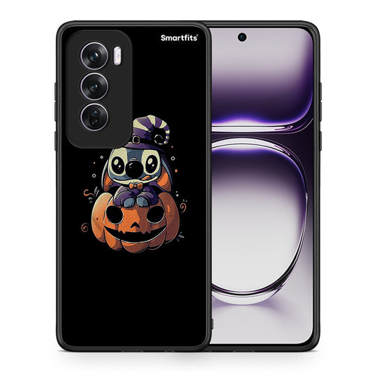Θήκη Oppo Reno12 Pro Halloween Stitch από τη Smartfits με σχέδιο στο πίσω μέρος και μαύρο περίβλημα | Oppo Reno12 Pro Halloween Stitch case with colorful back and black bezels