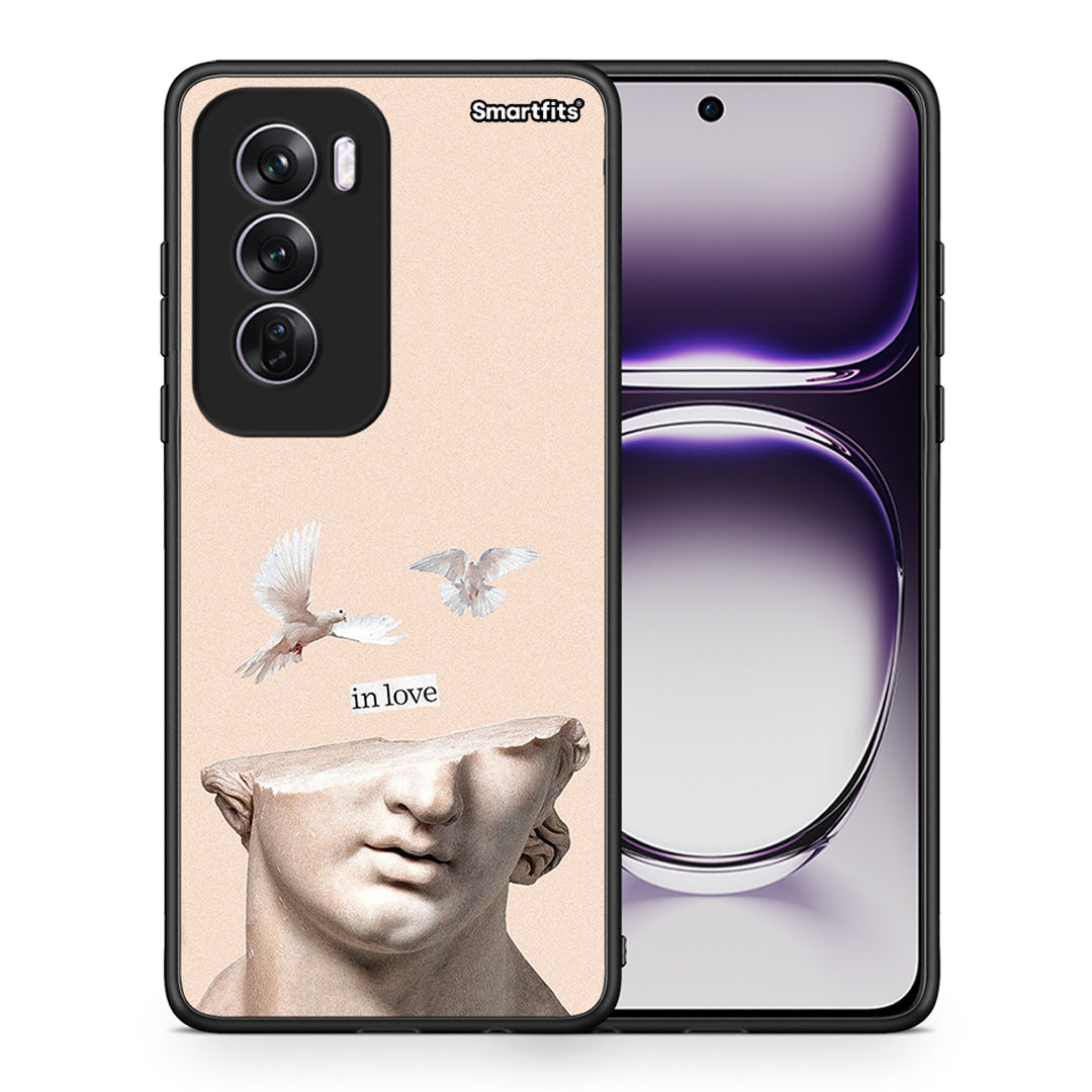 Θήκη Oppo Reno12 Pro In Love από τη Smartfits με σχέδιο στο πίσω μέρος και μαύρο περίβλημα | Oppo Reno12 Pro In Love case with colorful back and black bezels