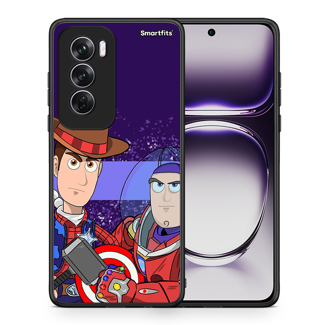 Θήκη Oppo Reno12 Pro Infinity Story από τη Smartfits με σχέδιο στο πίσω μέρος και μαύρο περίβλημα | Oppo Reno12 Pro Infinity Story case with colorful back and black bezels