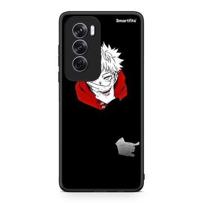 Oppo Reno12 Pro Itadori Anime θήκη από τη Smartfits με σχέδιο στο πίσω μέρος και μαύρο περίβλημα | Smartphone case with colorful back and black bezels by Smartfits