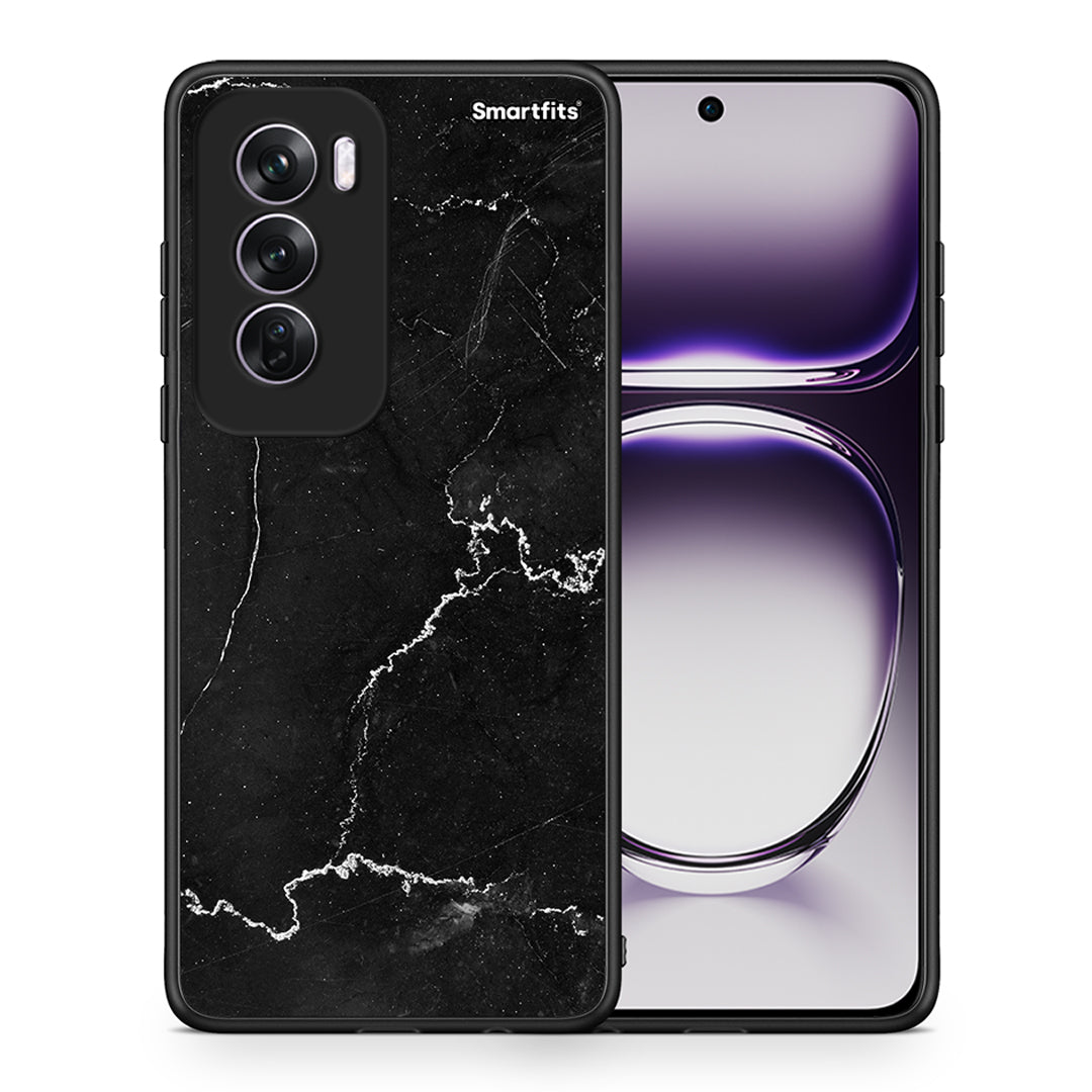 Θήκη Oppo Reno12 Pro Marble Black από τη Smartfits με σχέδιο στο πίσω μέρος και μαύρο περίβλημα | Oppo Reno12 Pro Marble Black case with colorful back and black bezels