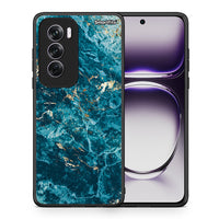 Thumbnail for Θήκη Oppo Reno12 Pro Marble Blue από τη Smartfits με σχέδιο στο πίσω μέρος και μαύρο περίβλημα | Oppo Reno12 Pro Marble Blue case with colorful back and black bezels