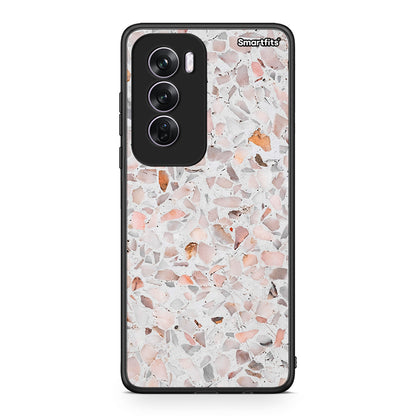 Oppo Reno12 Pro Marble Terrazzo θήκη από τη Smartfits με σχέδιο στο πίσω μέρος και μαύρο περίβλημα | Smartphone case with colorful back and black bezels by Smartfits