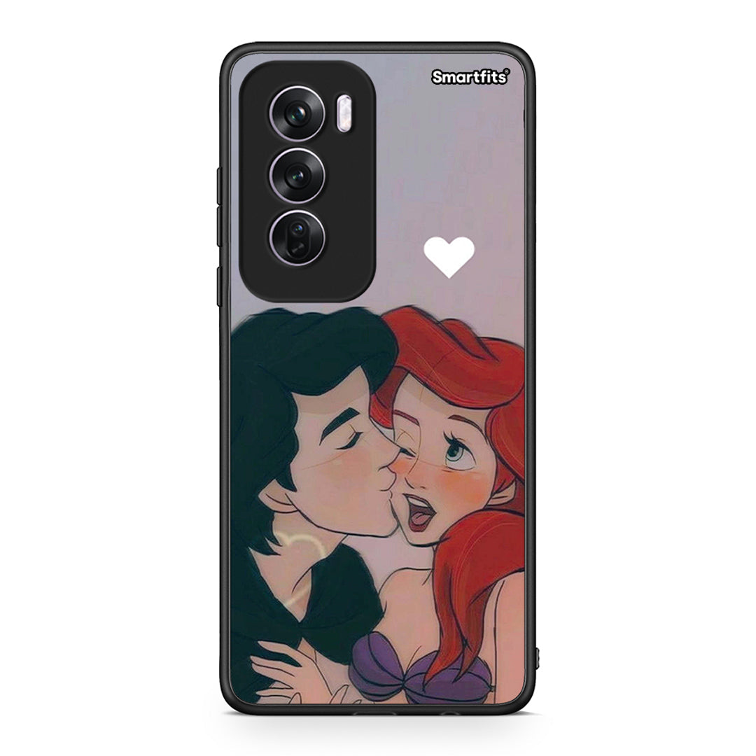 Oppo Reno12 Pro Mermaid Love Θήκη Αγίου Βαλεντίνου από τη Smartfits με σχέδιο στο πίσω μέρος και μαύρο περίβλημα | Smartphone case with colorful back and black bezels by Smartfits