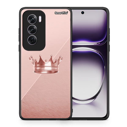Θήκη Oppo Reno12 Pro Crown Minimal από τη Smartfits με σχέδιο στο πίσω μέρος και μαύρο περίβλημα | Oppo Reno12 Pro Crown Minimal case with colorful back and black bezels