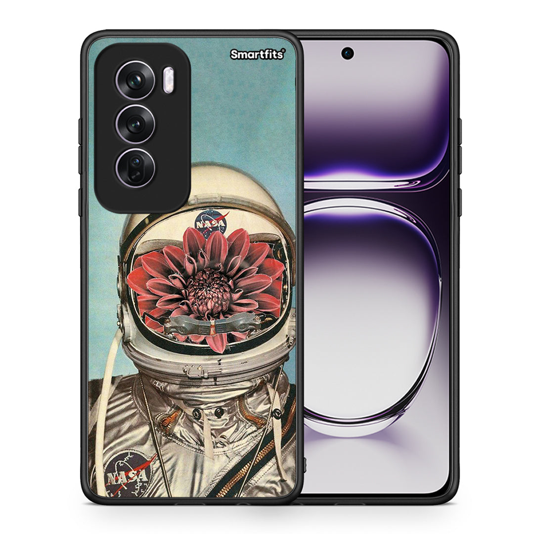 Θήκη Oppo Reno12 Pro Nasa Bloom από τη Smartfits με σχέδιο στο πίσω μέρος και μαύρο περίβλημα | Oppo Reno12 Pro Nasa Bloom case with colorful back and black bezels