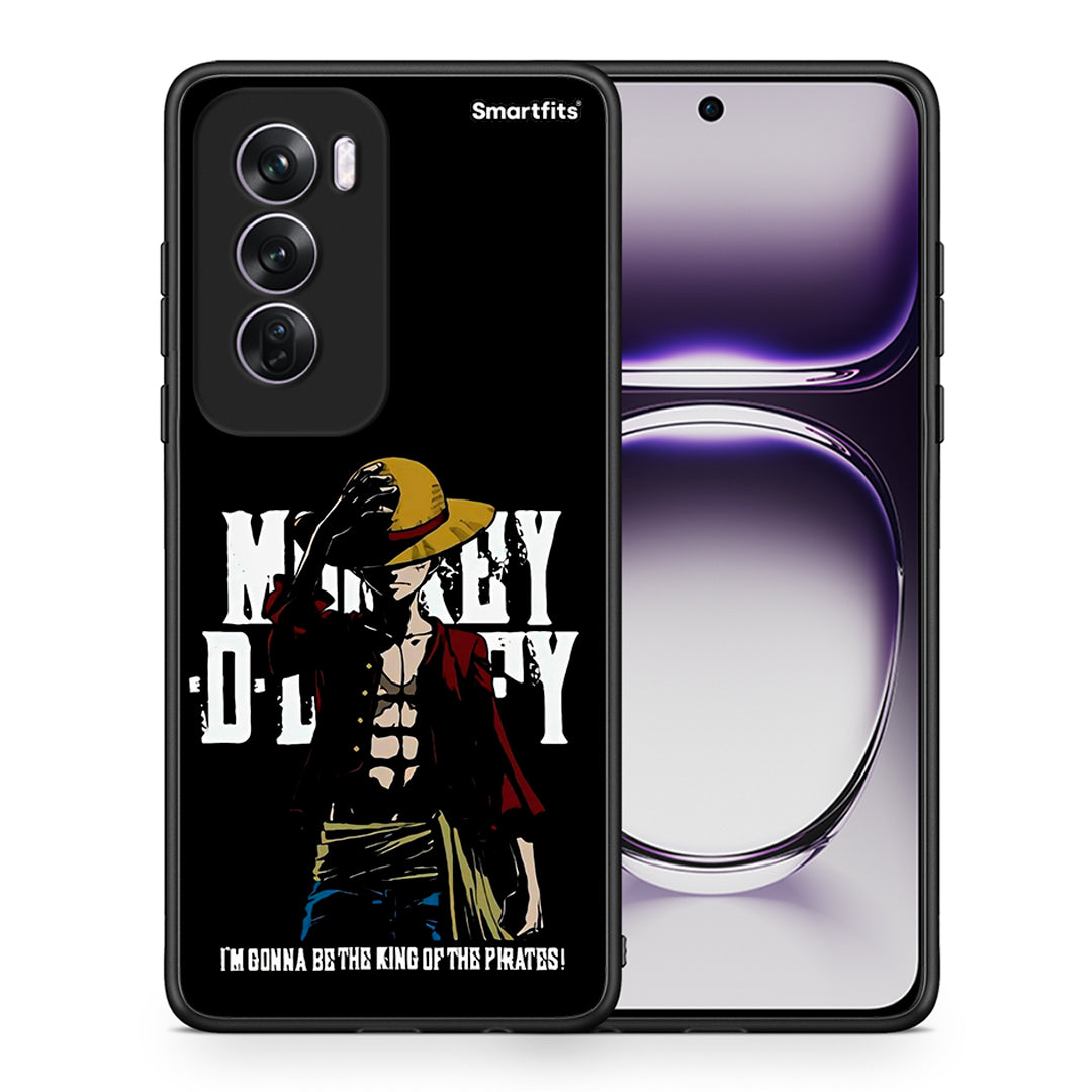 Θήκη Oppo Reno12 Pro Pirate King από τη Smartfits με σχέδιο στο πίσω μέρος και μαύρο περίβλημα | Oppo Reno12 Pro Pirate King case with colorful back and black bezels