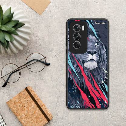 PopArt Lion Designer - Oppo Reno12 Pro θήκη